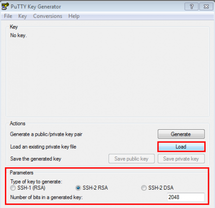 convert putty key to openssh