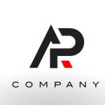 AP Logo Letter Design Vector