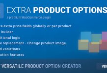 WooCommerce Extra Product Options