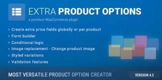 WooCommerce Extra Product Options