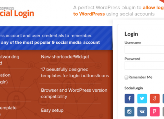 Plugin AccessPress Social Login
