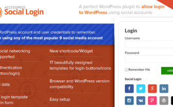 Plugin AccessPress Social Login