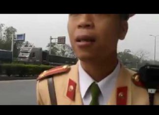 CSGT bắt lỗi láo đường 5