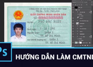 Share PSD Căn Cước 2 Mặt Chuẩn Để Unlock Edit