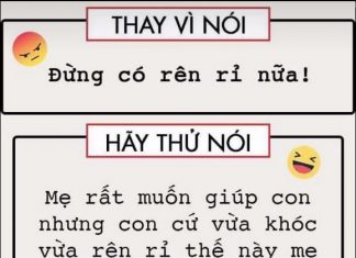 Ba mẹ tham khảo khi nói chuyện với con nhỏ nhé!