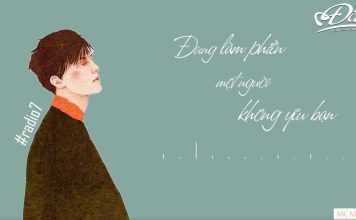 ĐỪNG LÀM PHIỀN 1 NGƯỜI KHÔNG YÊU BẠN!