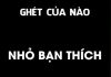 ghét của nào trời trao của đó