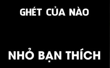 ghét của nào trời trao của đó