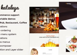 (Theme Null) Kataleya – Restaurant Pizza Coffee WordPress Theme
