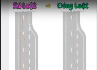 Bẫy giao thông lỗi đè vạch khi chuyển làn