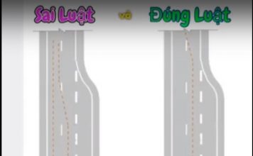 Bẫy giao thông lỗi đè vạch khi chuyển làn