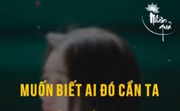 Muốn biết ai đó có cần ta không. Cách tốt nhất là im lặng!!!