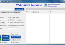 Phần mềm đổi tên file hàng loạt