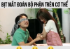 bịt mắt đoán bộ phân trên cơ thể