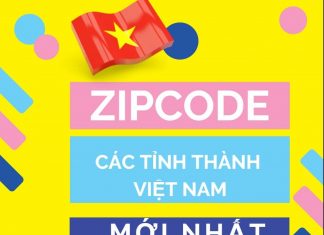 Mã bưu chính 63 tỉnh thành Việt Nam (Zip Postal Code) 2019