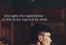 Khi nghĩ cho người khác có thể là lúc bạn ích kỷ nhất