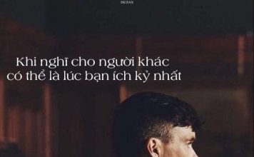 Khi nghĩ cho người khác có thể là lúc bạn ích kỷ nhất