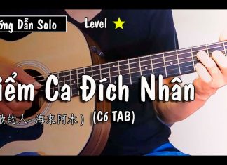 Điểm ca đích nhân – guitar hướng dẫn + tab chuẩn