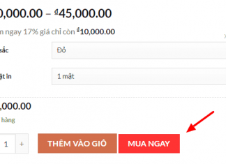 Thêm nút Mua Ngay vào Woocommerce một cách đơn giản